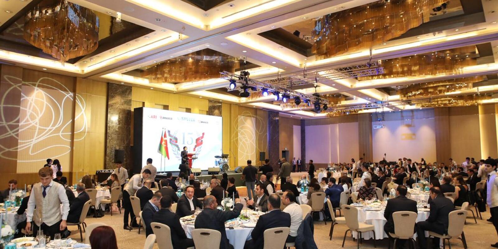 Bakıda “SBC Otomasyon Sistemləri Sənaye və Ticarət A.Ş” -in Azərbaycan filyalının 15 illik yubileyi təntənəli şəkildə qeyd olunub