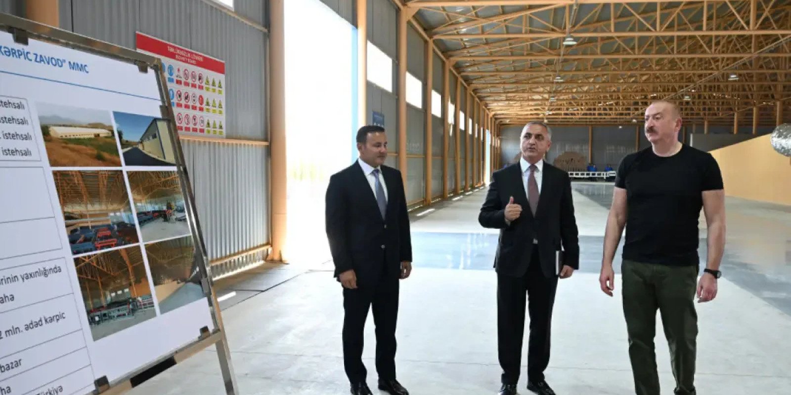 Xocalı kərpic zavodunun açılışı olub